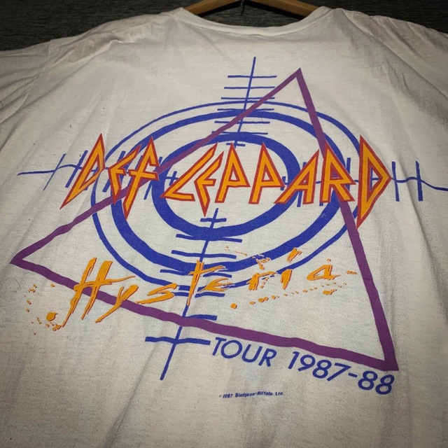 超激レア80'S Def Leppard hysteriaツアーtシャツ