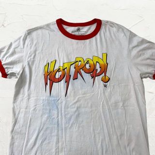 KGK WWE 白 HOTROD　ホットロッド　カー　リンガー Tシャツ(Tシャツ/カットソー(半袖/袖なし))