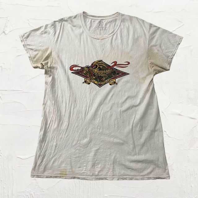 KGI ビンテージ   白 龍　ドラゴン　ストリート Tシャツ メンズのトップス(Tシャツ/カットソー(半袖/袖なし))の商品写真