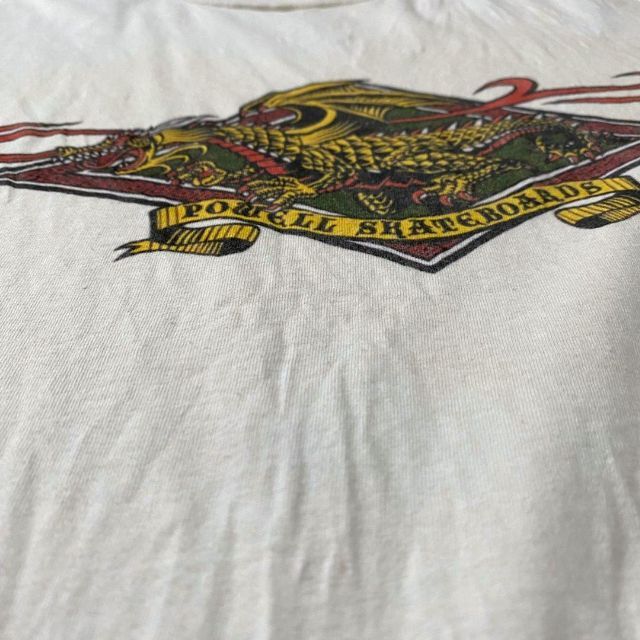KGI ビンテージ   白 龍　ドラゴン　ストリート Tシャツ メンズのトップス(Tシャツ/カットソー(半袖/袖なし))の商品写真