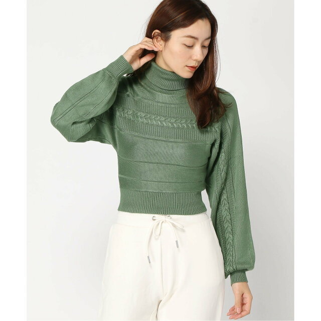 GUESS(ゲス)の【グリーン(G8AW)】(W)Zayla Sweater レディースのトップス(ニット/セーター)の商品写真