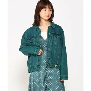 ゲス(GUESS)の【ブルーグリーン(F85Y)】(W)Batman Ovrszd Embossed Jacket(Gジャン/デニムジャケット)