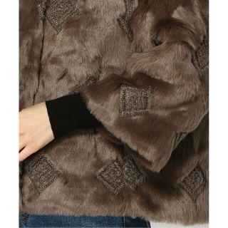 GUESS - 【ブラウン(F1GY)】(W)Luna Faux Fur Jacketの通販 by GUESS