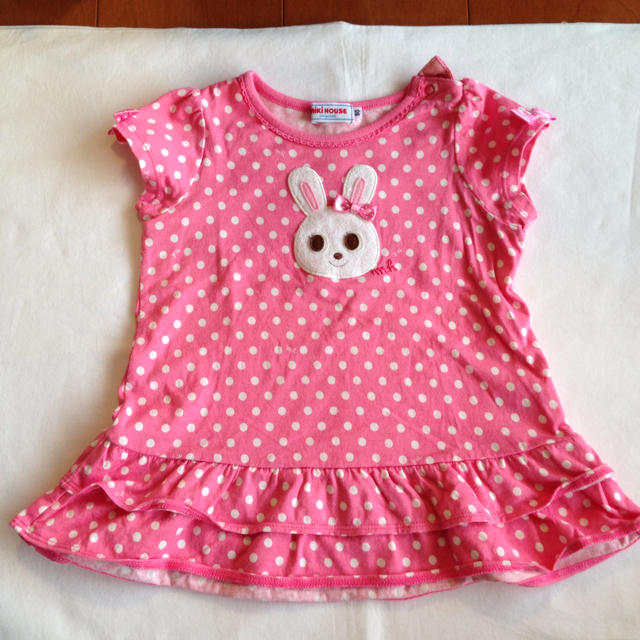 mikihouse(ミキハウス)のうさこ ピンクドット キッズ/ベビー/マタニティのキッズ服女の子用(90cm~)(その他)の商品写真