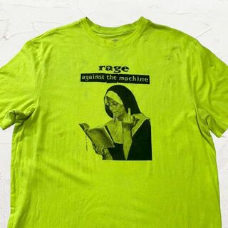 KGA ビンテージ   黄色　レイジアゲインストザマシーン　バンド Tシャツ(Tシャツ/カットソー(半袖/袖なし))