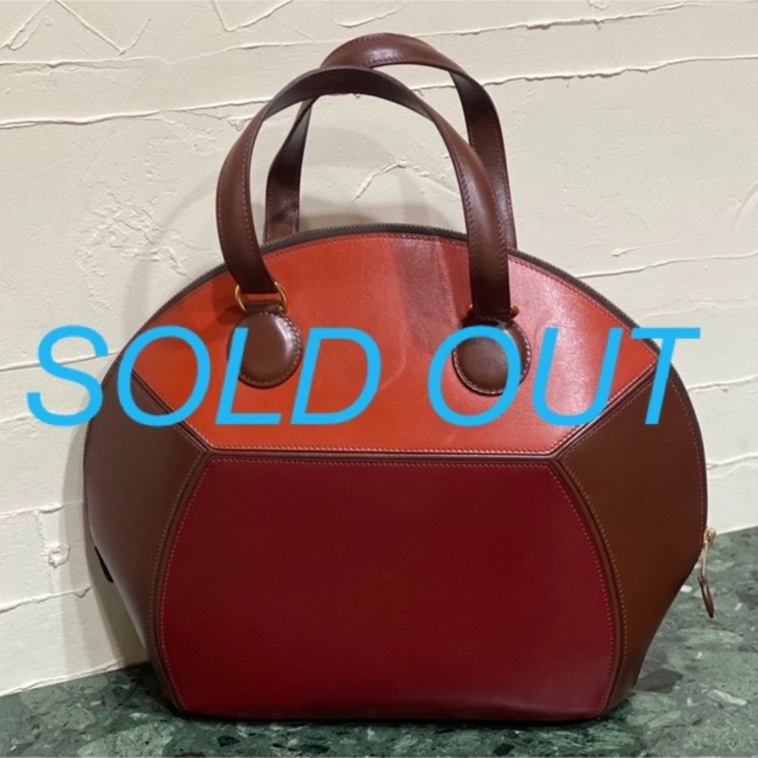 バブル希少 廃盤モデル 良品 VINTAGE HERMES イルドシキ ボックスカーフ