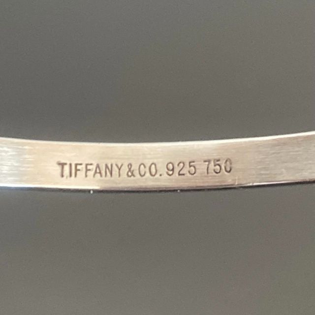 ティファニー フック&アイ バングルブレスレット SV.925/750 K 18 2022