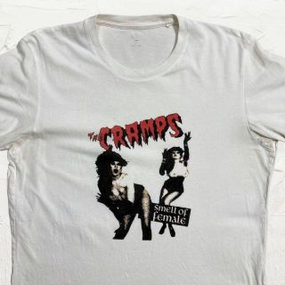 KFM  ビンテージ  白 THE CRAMPS　ザクランプス　バイト Tシャツ(Tシャツ/カットソー(半袖/袖なし))