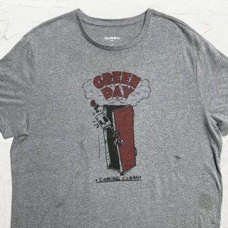 KEW ビンテージ  グレー GREEN DAY　グリーンデイ　バンド Tシャツ(Tシャツ/カットソー(半袖/袖なし))