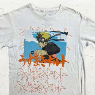 KFC ビンテージ   白 うずまきナルト　アニメ　キャラ Tシャツ(Tシャツ/カットソー(半袖/袖なし))