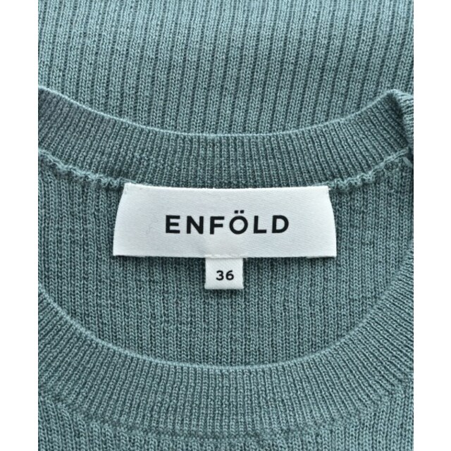 ENFOLD エンフォルド ニット・セーター 36(S位) 緑 2