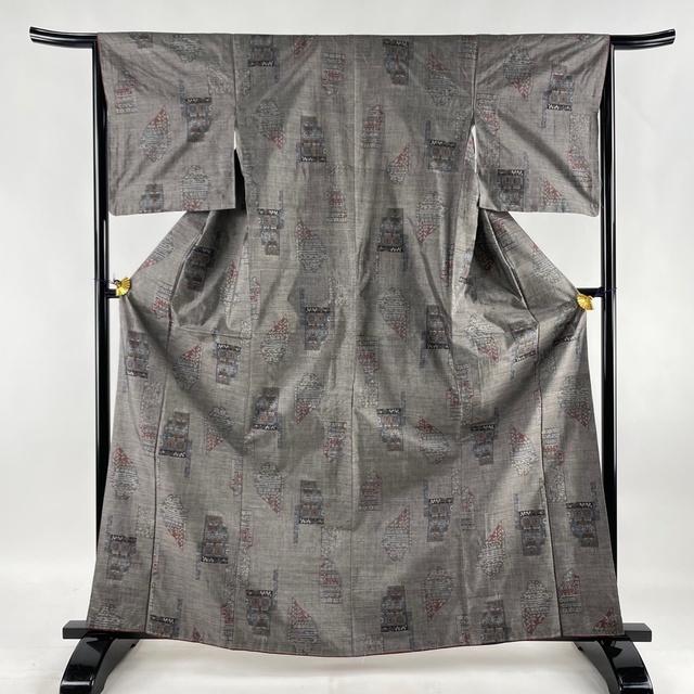 紬 美品 優品 身丈164cm 裄丈64cm 正絹 【中古】の通販 by バイセル ...
