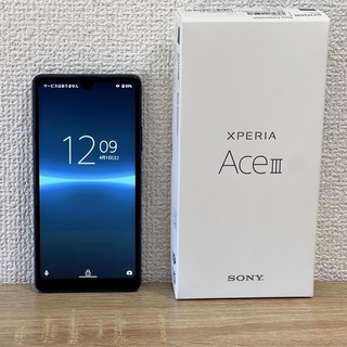 スマートフォン/携帯電話 スマートフォン本体 SONY - SONY Xperia Ace III SOG08 ブルーの通販｜ラクマ