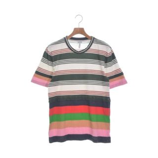 ロエベ(LOEWE)のLOEWE ロエベ Tシャツ・カットソー M 白x緑x赤等(ボーダー) 【古着】【中古】(Tシャツ/カットソー(半袖/袖なし))