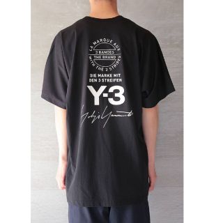 レア！ワイスリーY3 Y-3 ブラックプリント　ドルマンスリーブTシャツ