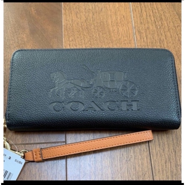 COACH - ショプバ・箱付き 3548 コーチ 長財布 黒 ブラック コーチ馬車