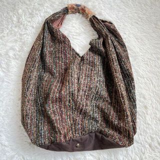 【美品】キャピタル/KAPITAL トート バッグ ワンショルダー 花柄 刺し子