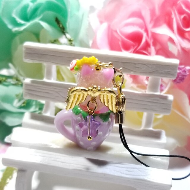 ハンドメイド☆flowerチャーム⑤