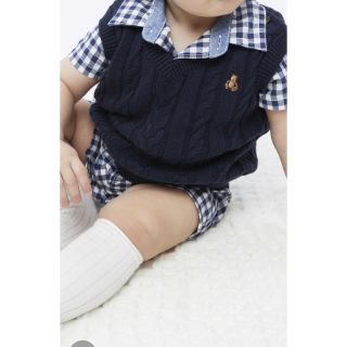 ベビーギャップ(babyGAP)のGAPベビー　ケーブルセーターベスト(ニット)