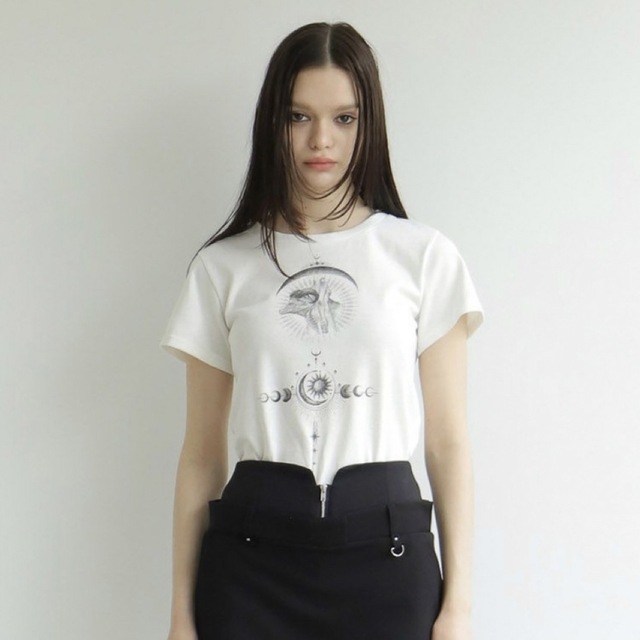 melt the lady horoscope T-shirt cropped レディース Tシャツ(半袖/袖