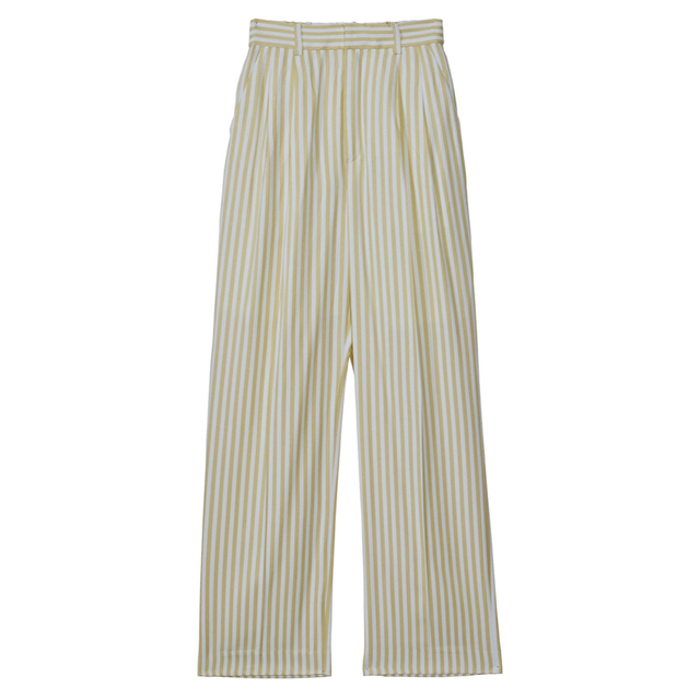 Ameri VINTAGE(アメリヴィンテージ)のSTRIPE SLIM STRAIGHT PANTS レディースのパンツ(カジュアルパンツ)の商品写真