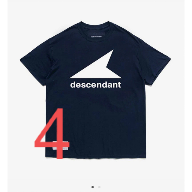 descendant 2023ss Tシャツ　4 ネイビー　XL