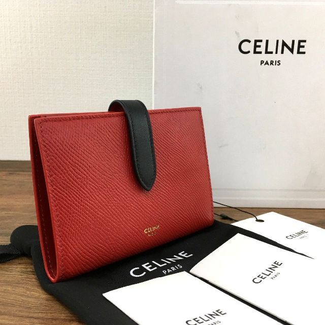 celine - 極美品 CELINE ミディアムストラップウォレット 278の通販 by
