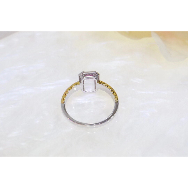 天然 非加熱パパラチアサファイア ダイヤ リング1.05ct k18 fの通販 by ...