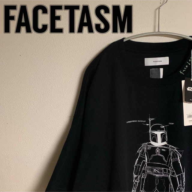 新品】FACETASM BOBA FETT/RIB BIG TEE 黒 公式サイト
