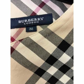 BURBERRY - 美品 バーバリー ロンドン ワンピース チェック ベージュの