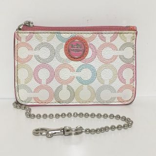 コーチ(COACH)のCOACH(コーチ) パスケース オプアート(名刺入れ/定期入れ)