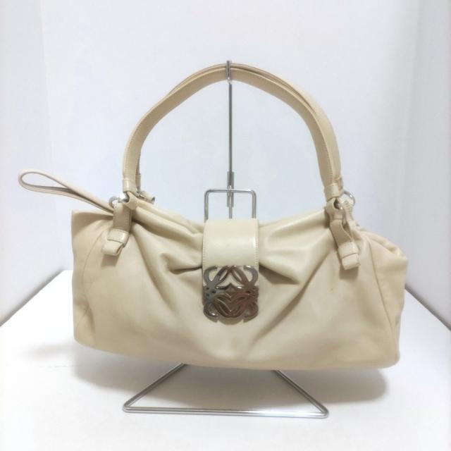 LOEWE ハンドバッグ アイボリー