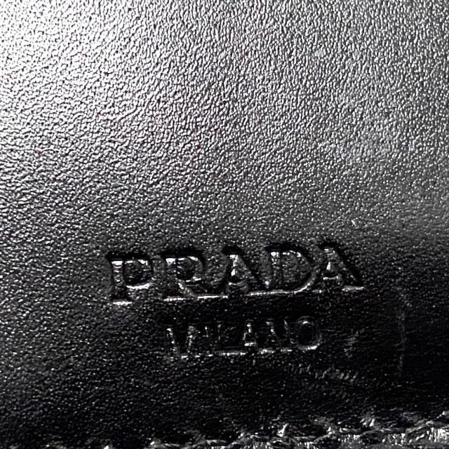 PRADA(プラダ) Wホック財布 - 黒 ナイロン 新年の贈り物 4680円引き h
