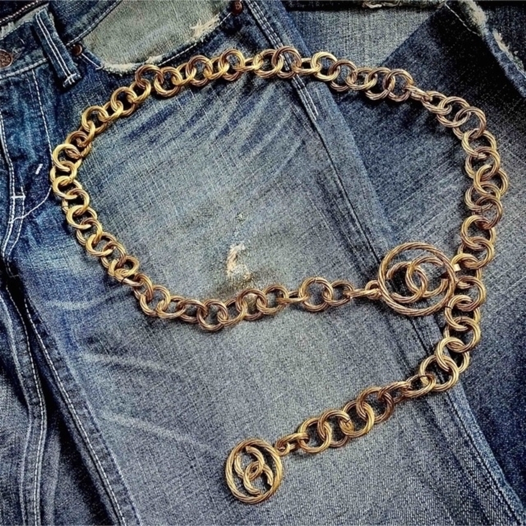 【SALE中】シャネル チェーンベルト ヴィンテージ 廃盤希少品 CHANEL