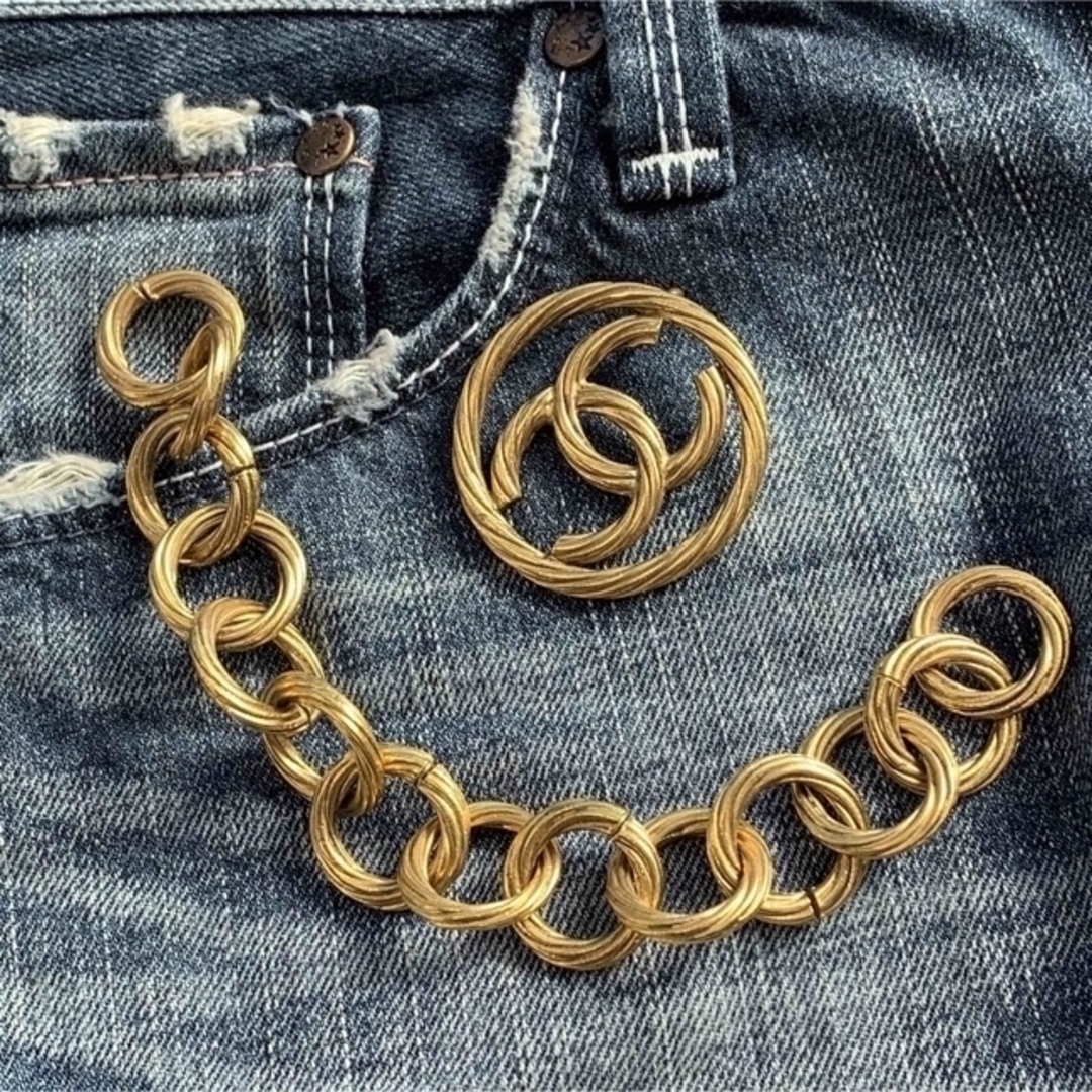 【SALE中】シャネル チェーンベルト ヴィンテージ 廃盤希少品 CHANEL