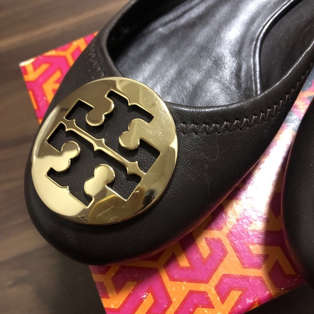 Tory Burch(トリーバーチ)のトリーバーチフラットシューズ　美品 レディースの靴/シューズ(バレエシューズ)の商品写真