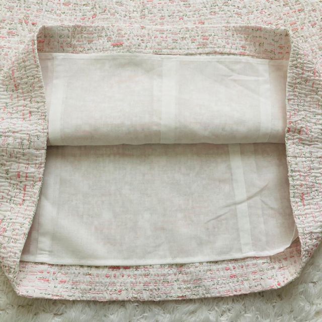 【美品】Rene サマーツイード　高級イタリア製　TISSUE ピンク　S