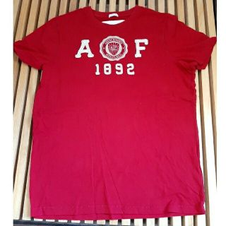 アバクロンビーアンドフィッチ(Abercrombie&Fitch)のAbercrombie　アバクロ　Tシャツ　赤　XL(Tシャツ/カットソー(半袖/袖なし))