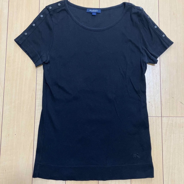 BURBERRY(バーバリー)のバーバリーロンドン　BURBERRY LONDON Tシャツ トップス　黒 レディースのトップス(Tシャツ(半袖/袖なし))の商品写真