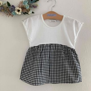 ベベ(BeBe)のスラップスリップ   フレンチ袖チュニック  110cm(Tシャツ/カットソー)