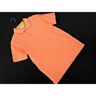ビームス(BEAMS)のB:MING BEAMS ビームス 刺繍 ポロシャツ sizeM/オレンジ ■◆ メンズ(ポロシャツ)