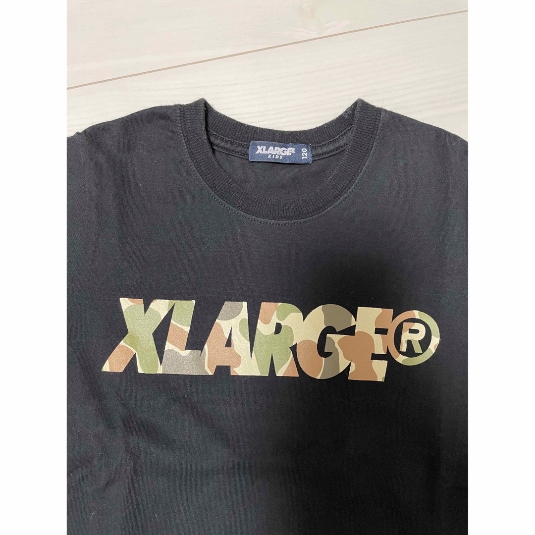 XLARGE(エクストララージ)のエクストララージ キッズ Tシャツ 120cm キッズ/ベビー/マタニティのキッズ服男の子用(90cm~)(Tシャツ/カットソー)の商品写真