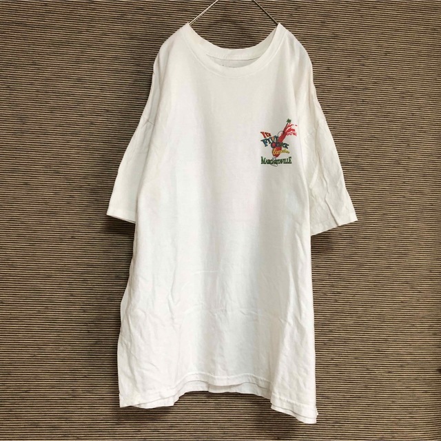 南国　メキシコ製半袖Tシャツ　アニマル　オウム　カクテル　ヤシの木　リゾート39 メンズのトップス(Tシャツ/カットソー(半袖/袖なし))の商品写真