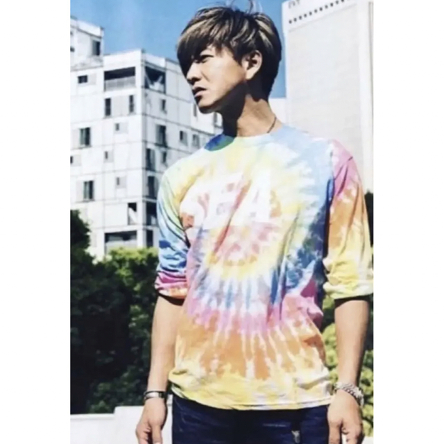 wind and sea L tie dye タイダイ ロンT キムタク-