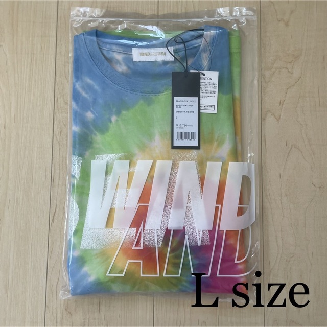 wind and sea tiedye Tシャツ Lサイズ