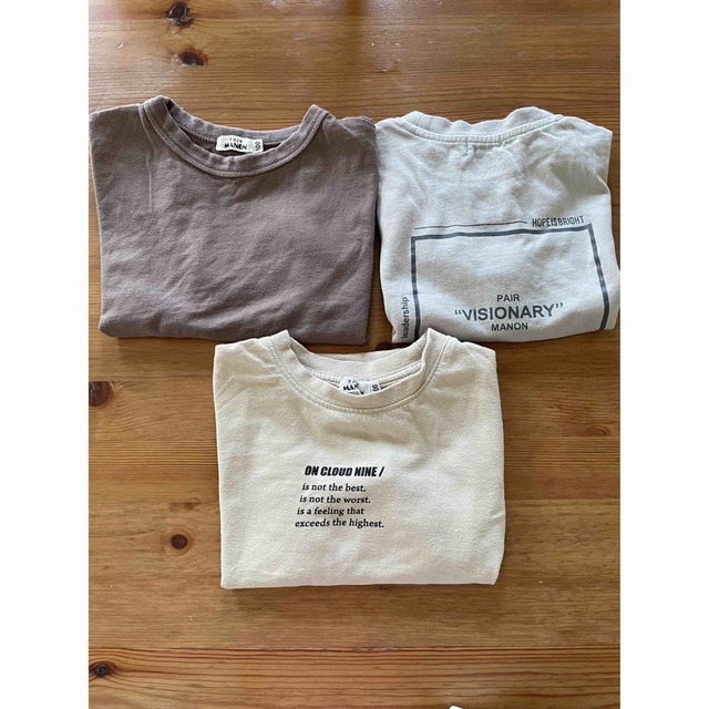 petit main(プティマイン)のペアマノン　Tシャツ 100 キッズ/ベビー/マタニティのキッズ服男の子用(90cm~)(Tシャツ/カットソー)の商品写真