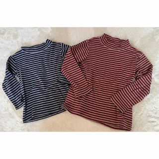 ムジルシリョウヒン(MUJI (無印良品))の無印　長袖Tシャツ　サイズ120 & 100(Tシャツ/カットソー)