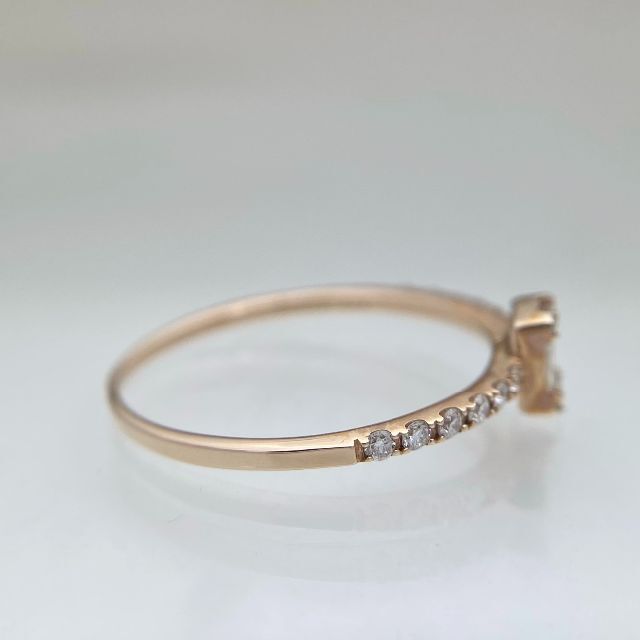 新品 ダイヤモンド リング 0.20ct K18PG 全てのタイムセール www