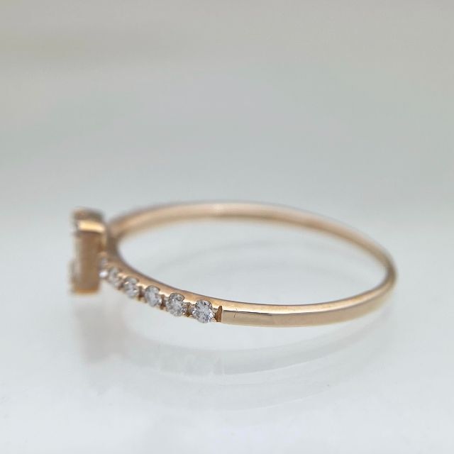 新品 ダイヤモンド リング 0.20ct K18PG 全てのタイムセール www