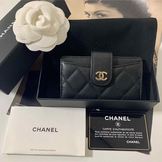 極美品30番台 CHANEL クラシックマトラッセ コイン&カードケース - 財布